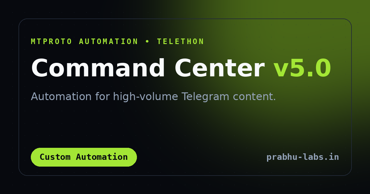 Command Center v5.0 preview